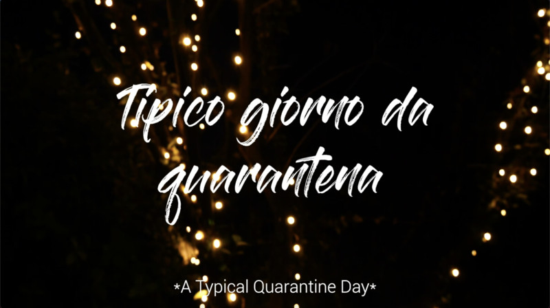 A Typical Quarantine Day is a 1 minute short movie showing a guy who talks to himself because he has no contacts from outside due to the quarantine.